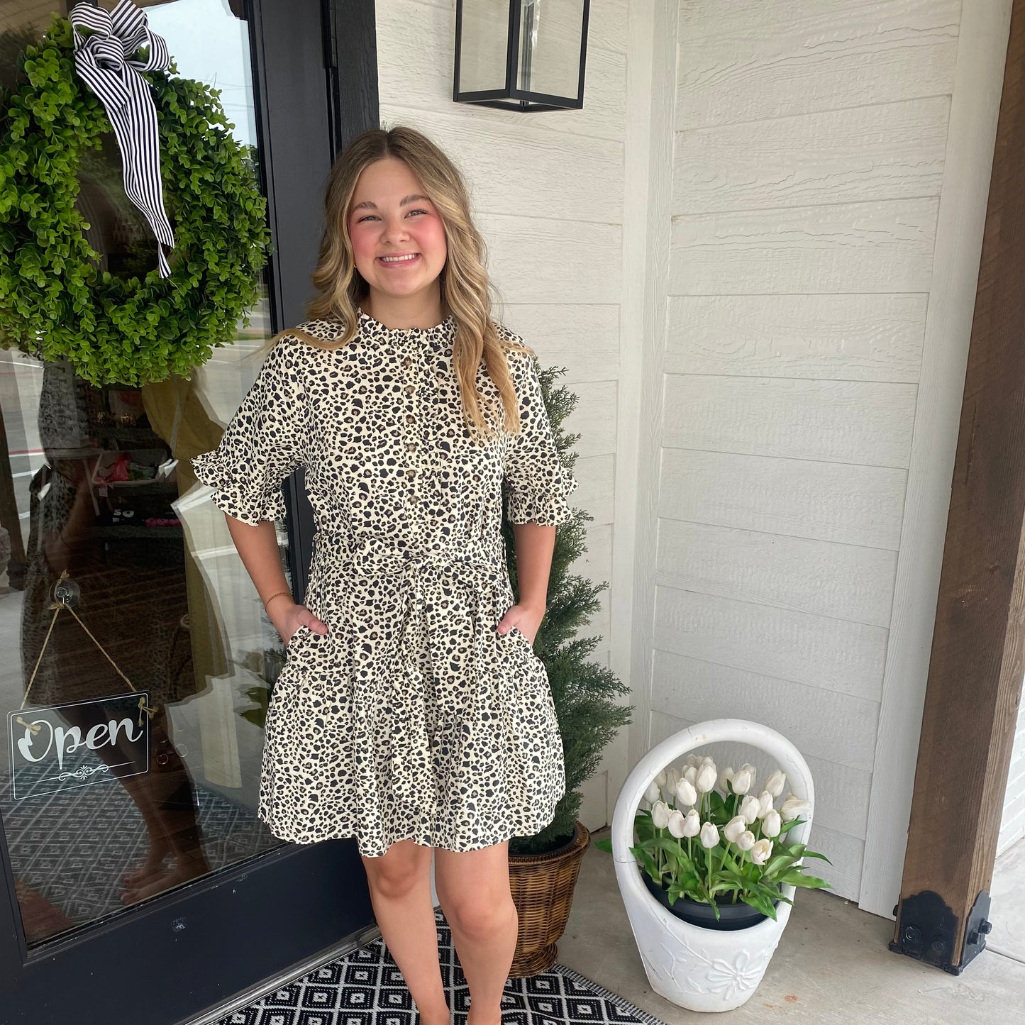 Wild Grace Leopard Dress