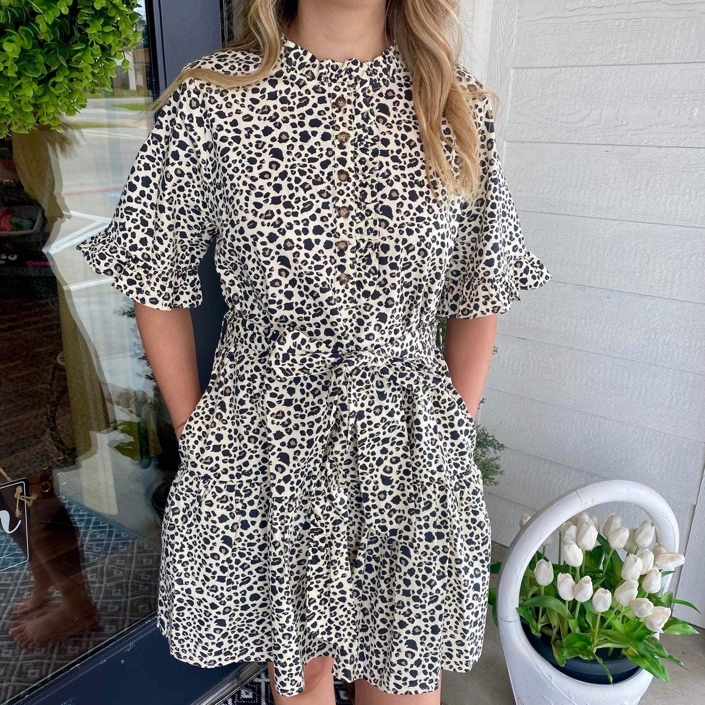 Wild Grace Leopard Dress
