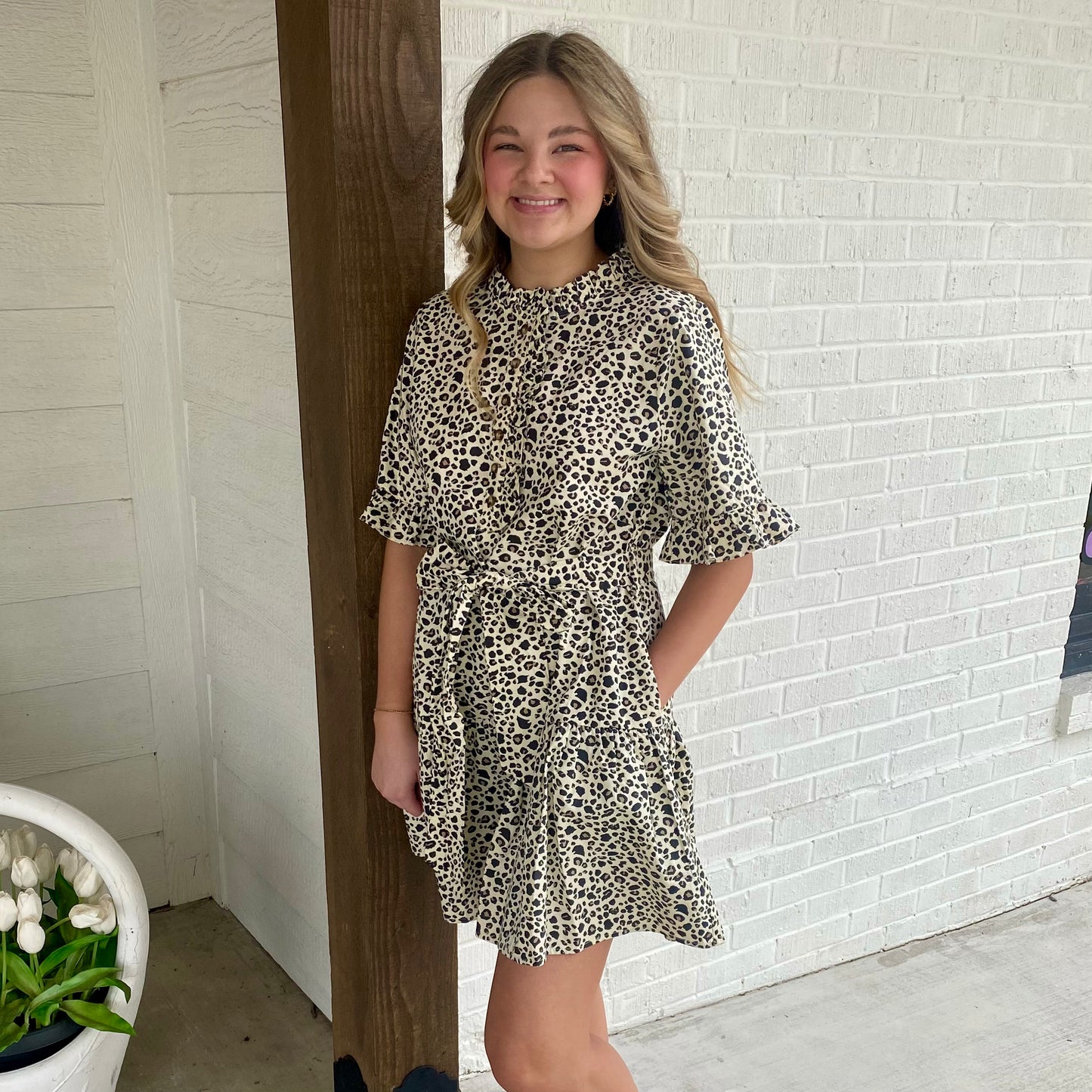 Wild Grace Leopard Dress