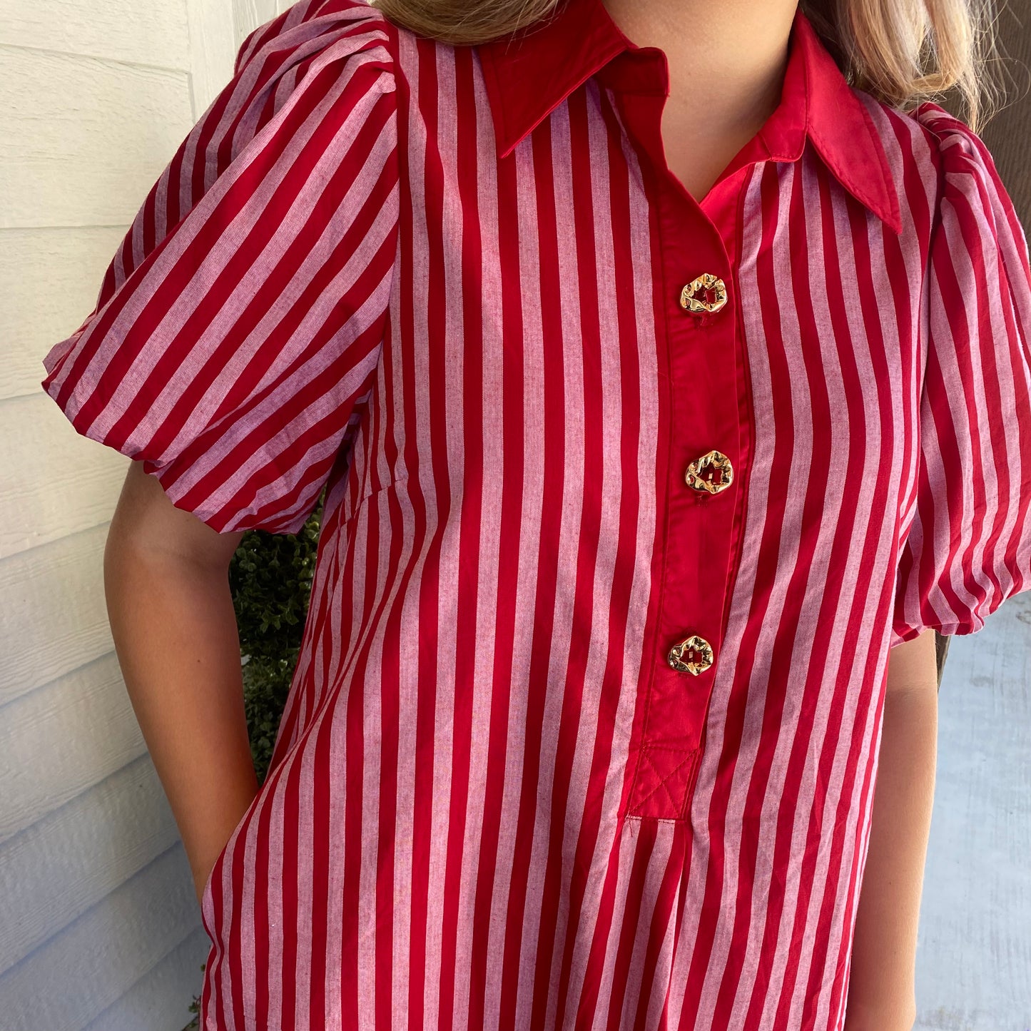 Simply Lovely Midi- Red