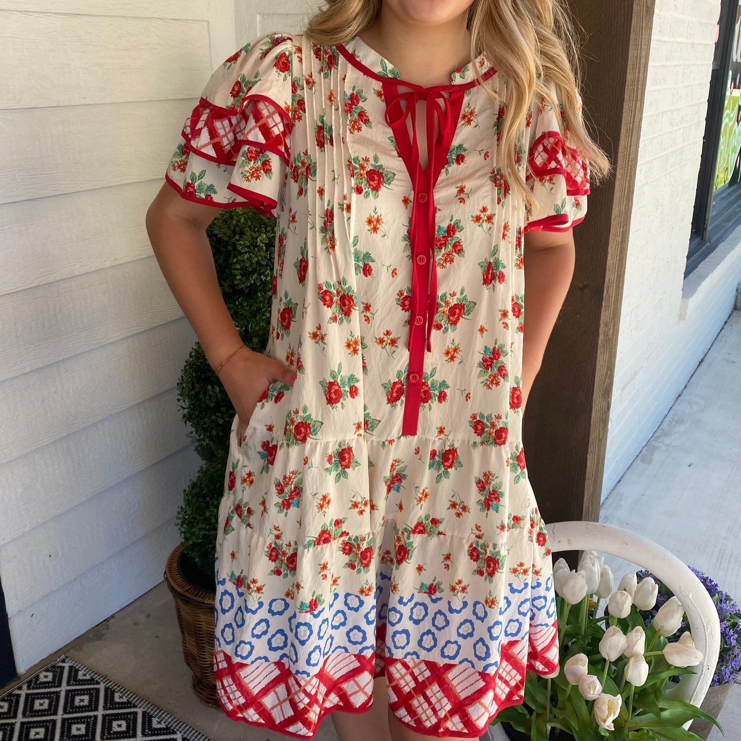 Americana Bloom Dress