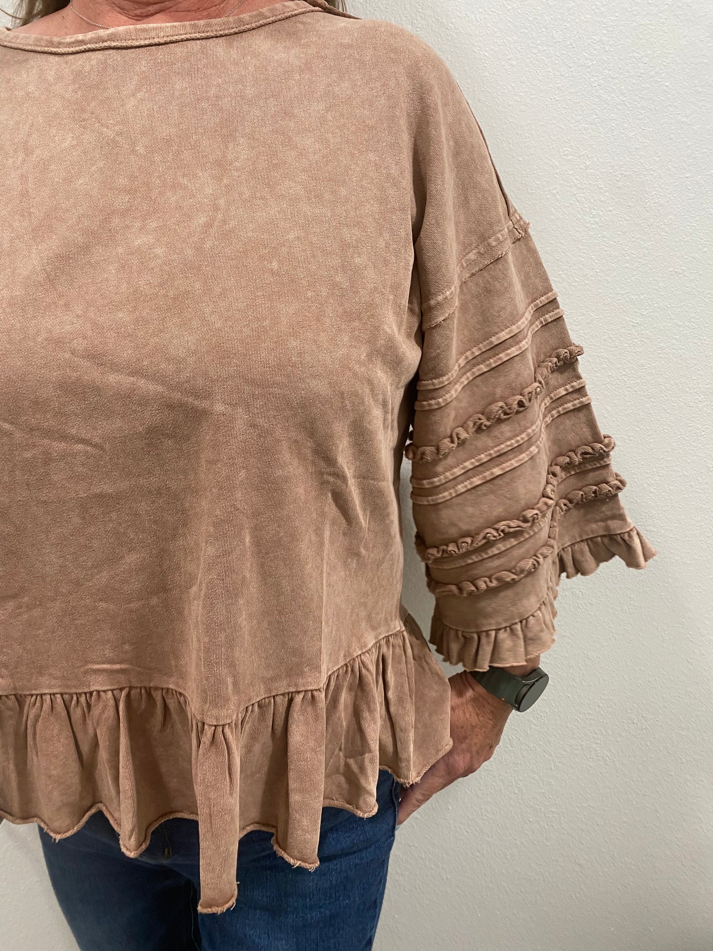 Cozy Cottage Ruffle Top