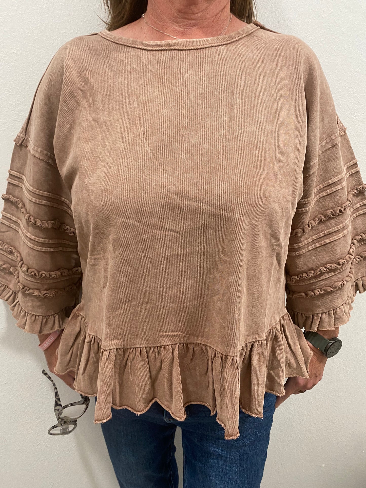 Cozy Cottage Ruffle Top