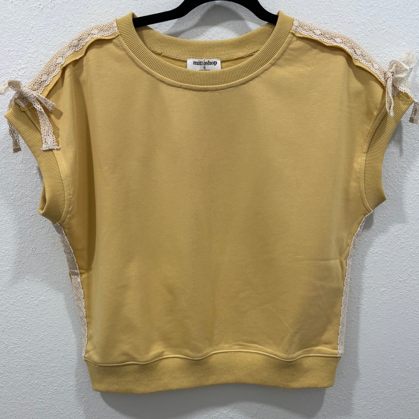 The Lace Trim Cutie- Daisy Yellow