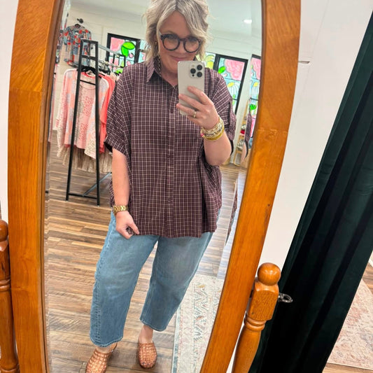 Merlot Moments Button Down
