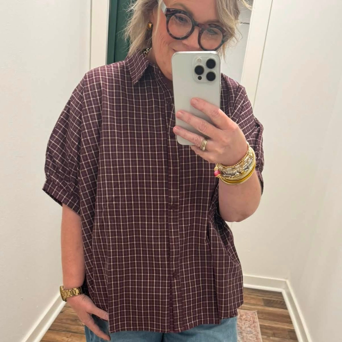 Merlot Moments Button Down
