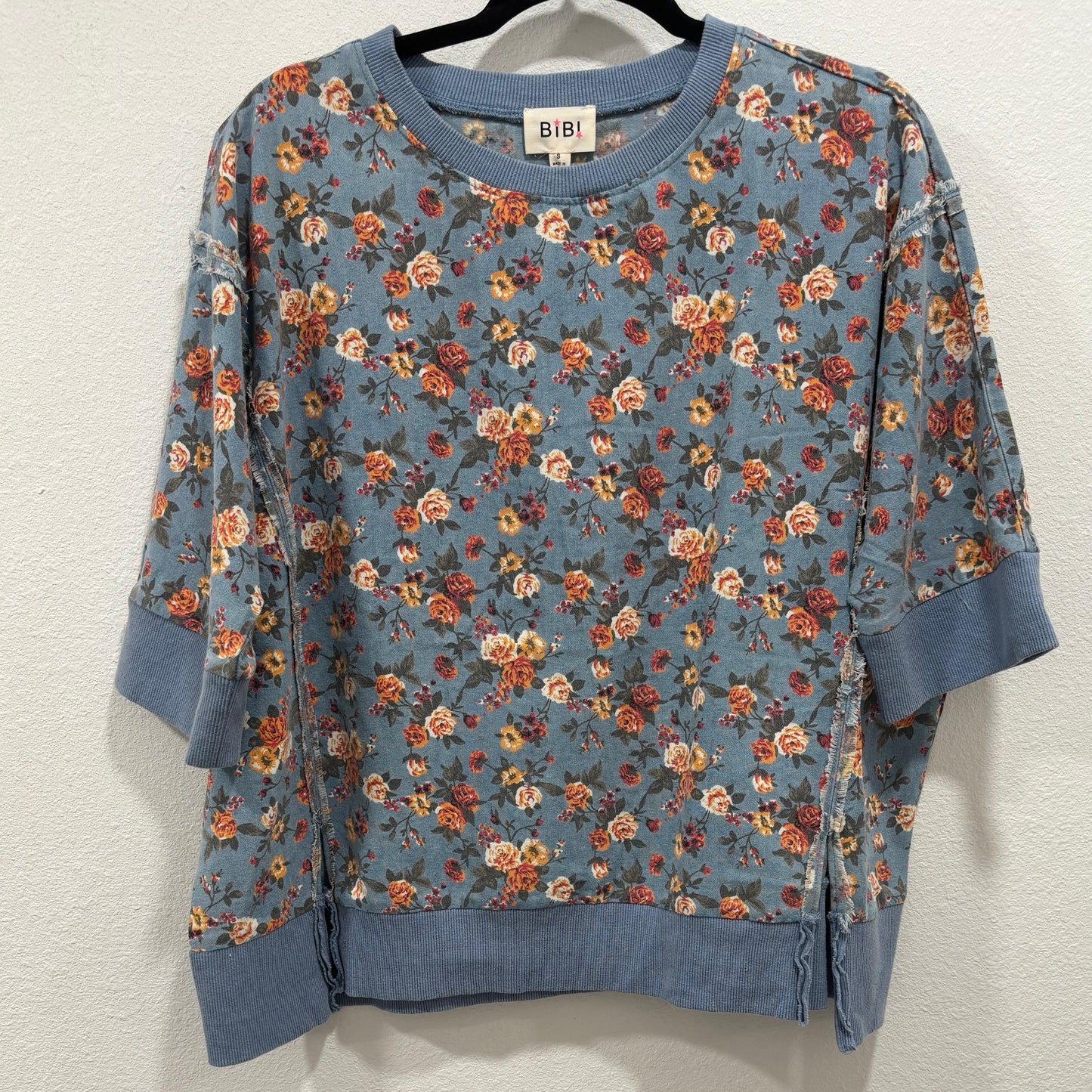 Denim Bloom Top