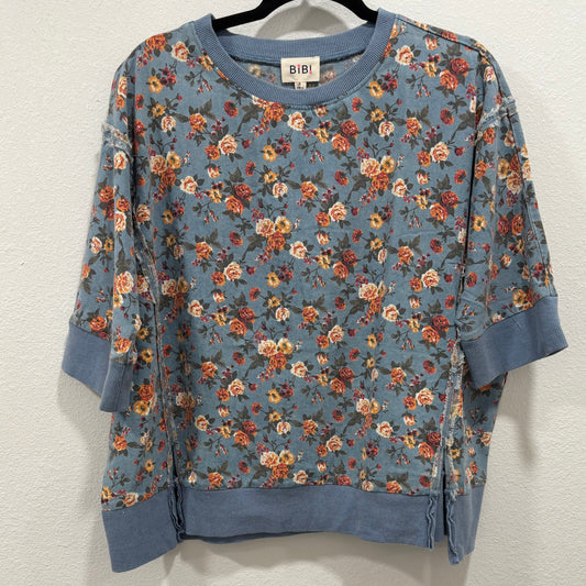Denim Bloom Top
