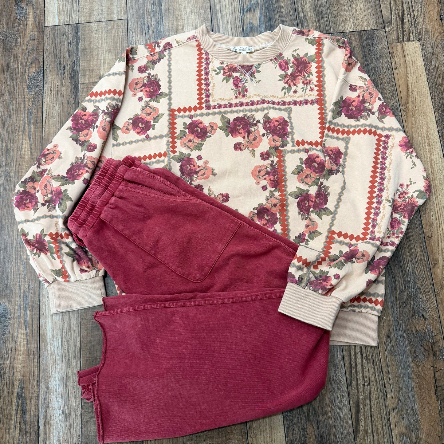 VINTAGE ROSE TOP