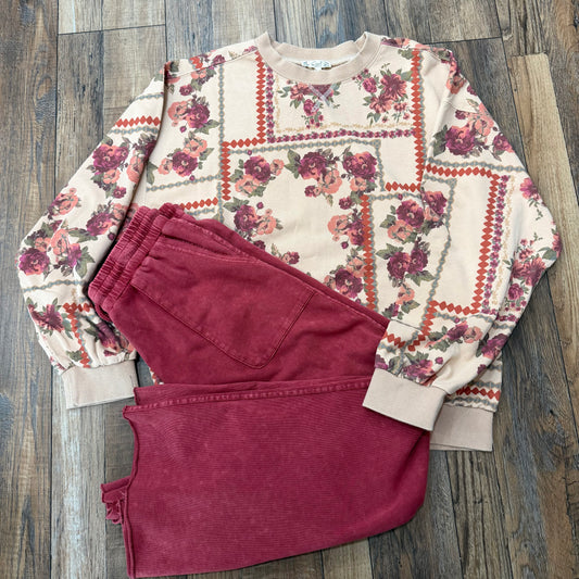 VINTAGE ROSE TOP