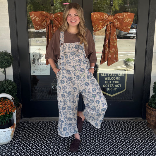 Boho Blooms Overalls