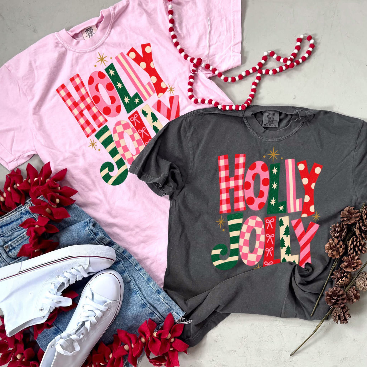 Holly Jolly | Pink