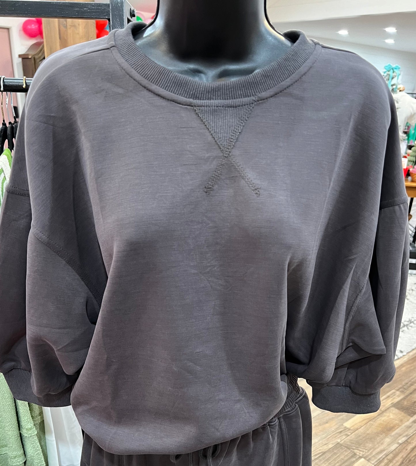 Charcoal Ember Top