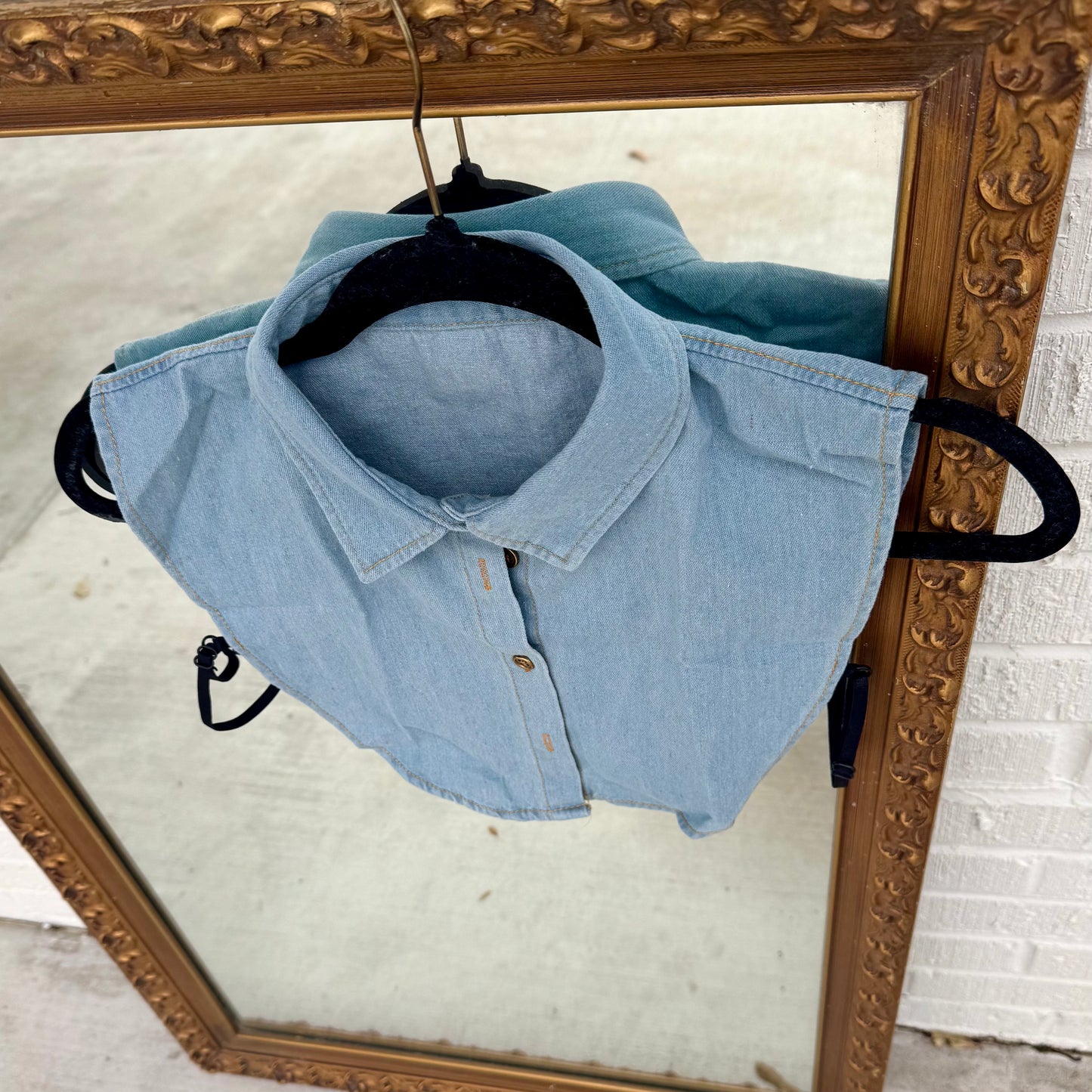 Styled in Seconds Collars: Light Wash Denim