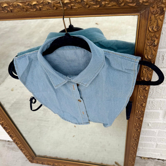 Styled in Seconds Collars: Light Wash Denim