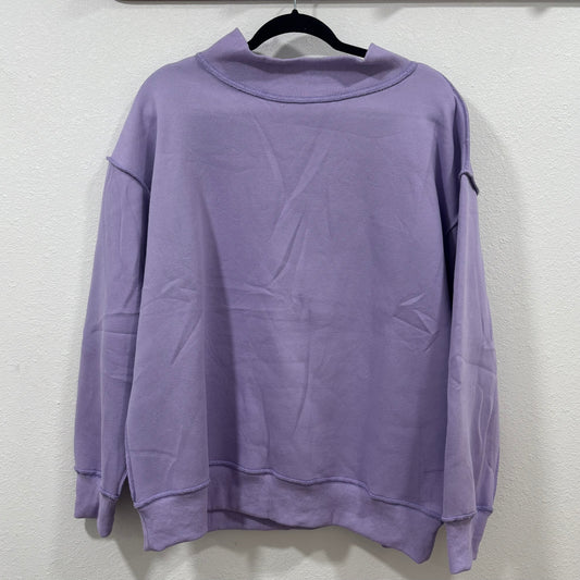 The Sunday Snuggle Sweatshirt-Lavender