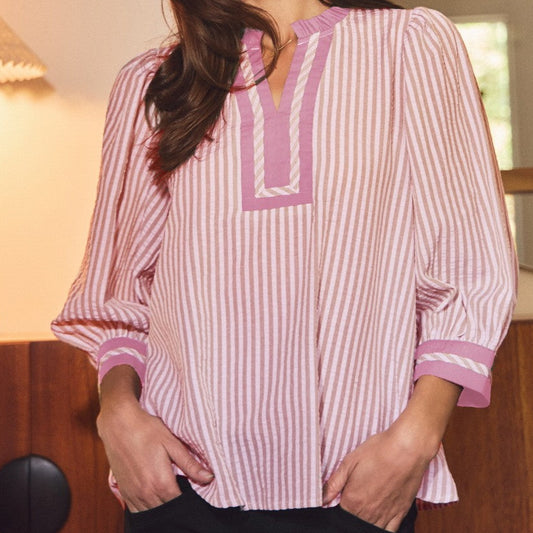 Morning Market Blouse| Light Pink