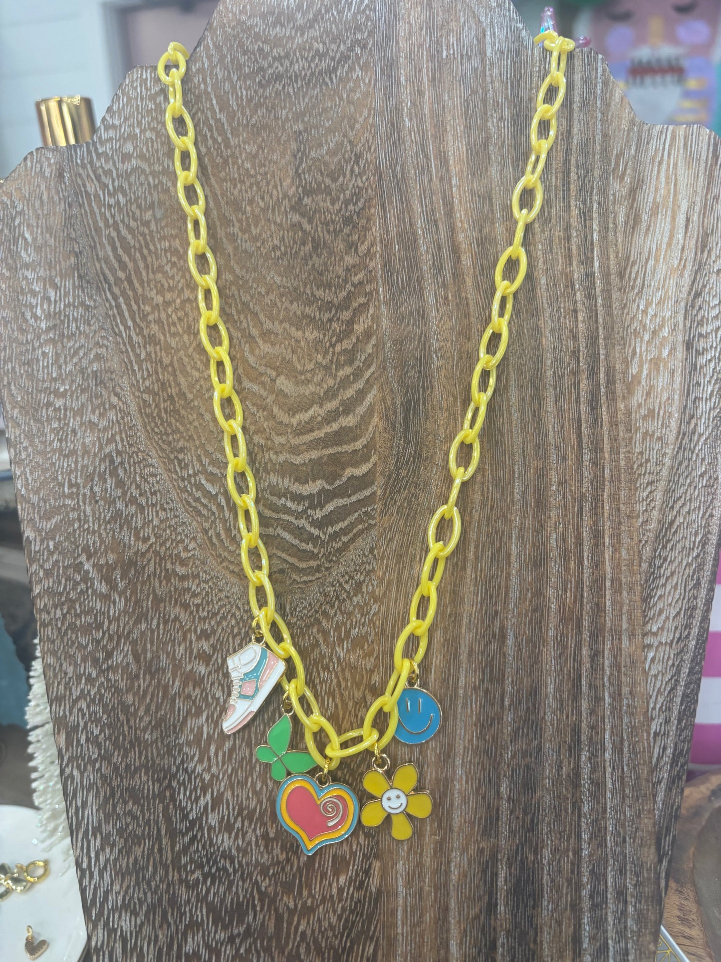 Multicolor Trendy Charm Necklace