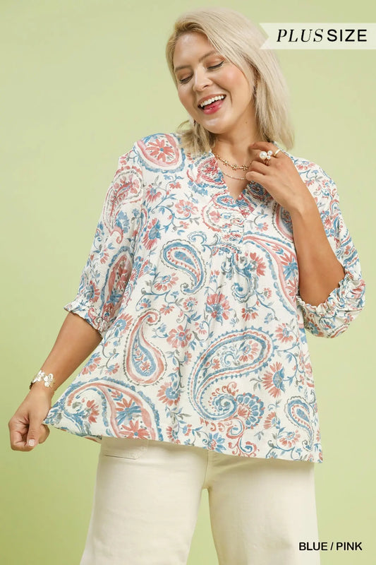 Paisley Promise Top