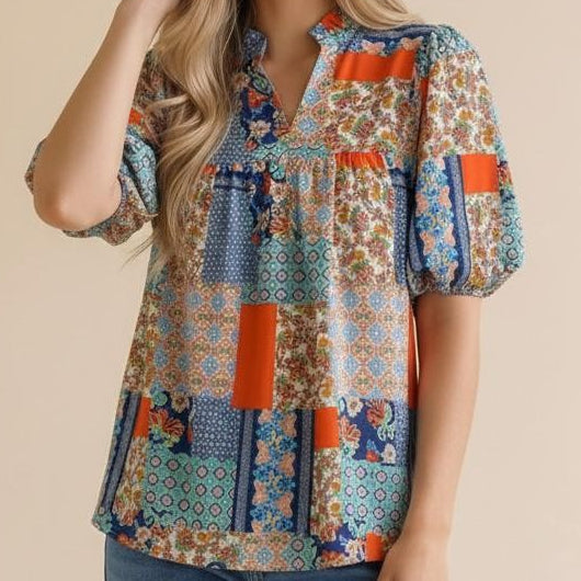 Patchwork Pretty Top