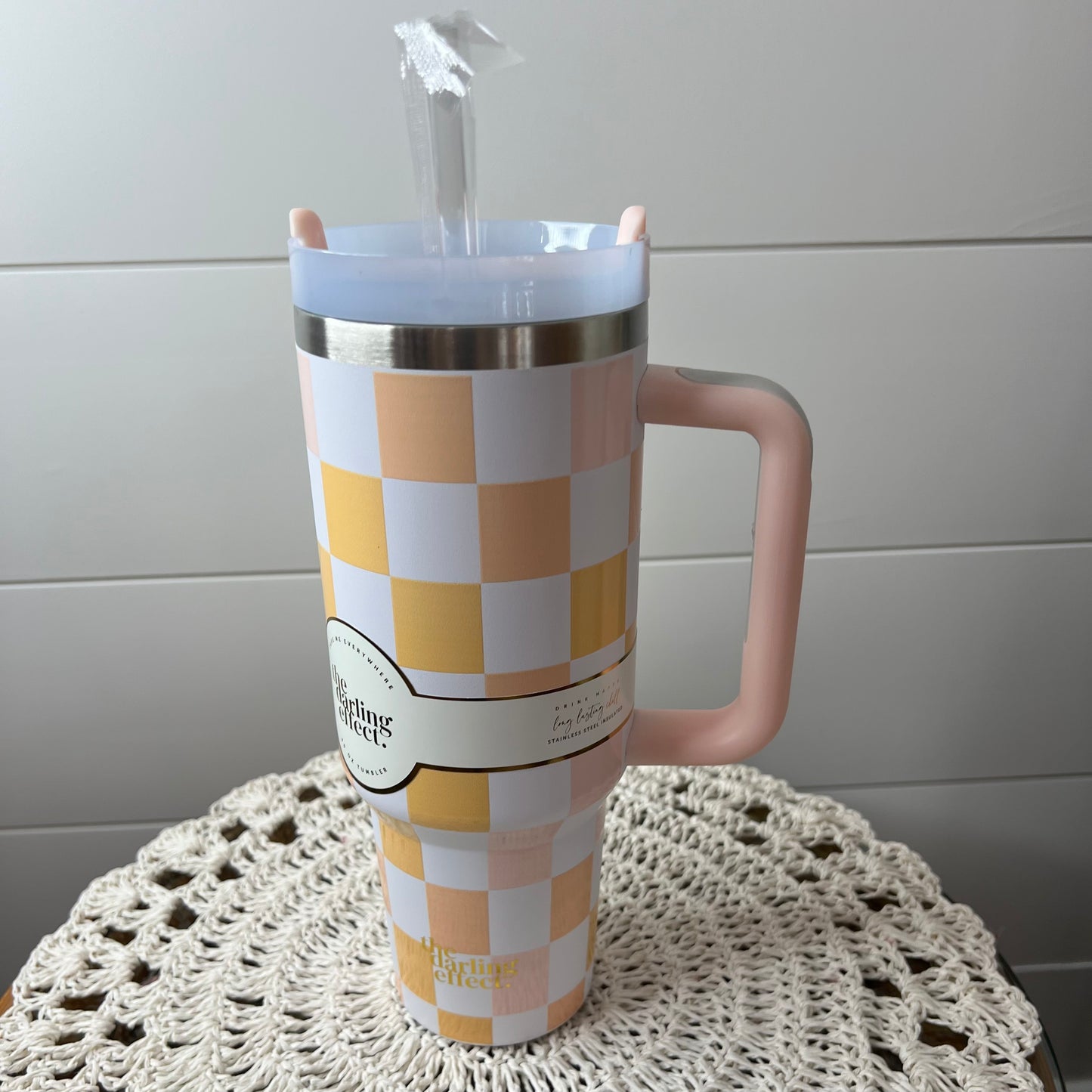 Peaches and Cream Tumbler