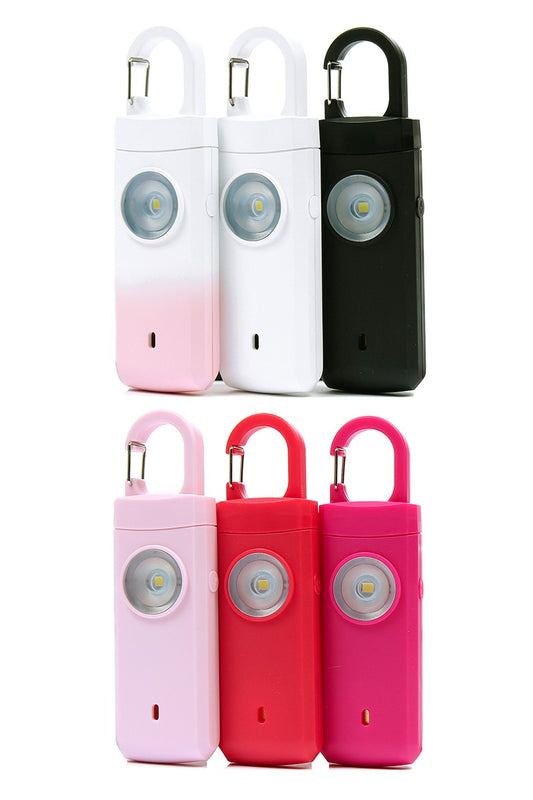 Rechargeable Personal Safety Alarm and Flashlight