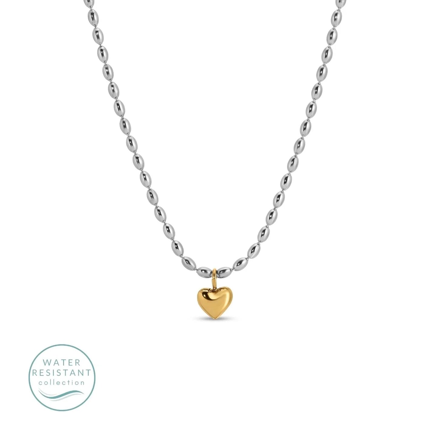 Petite Heart Water Resistant Necklace