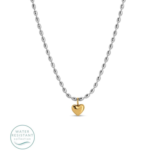 Petite Heart Water Resistant Necklace