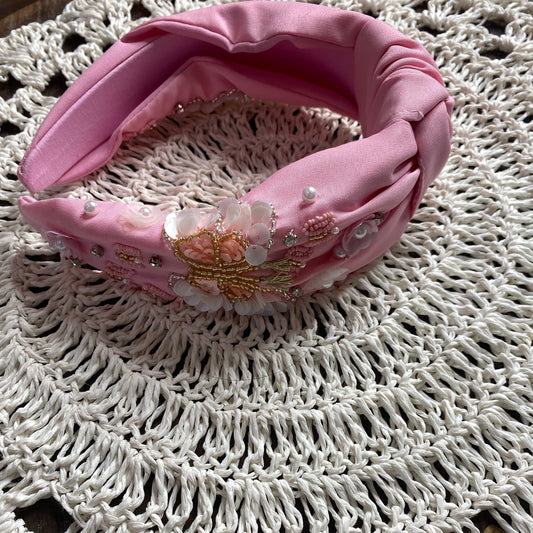 Pink Flutter Jewel Band