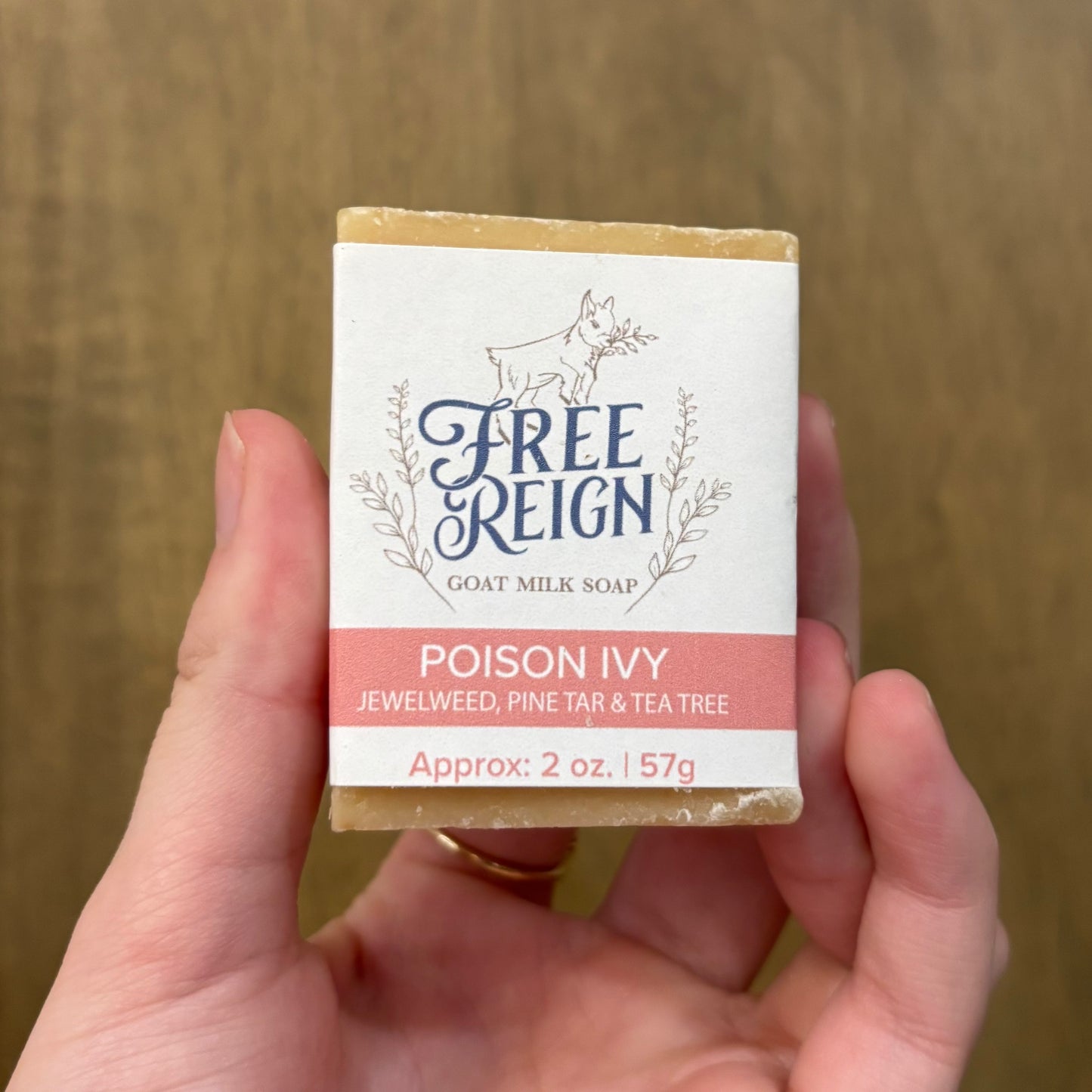 Poison Ivy - Jewelweed, Pine Tar & Tea Tree | Half Bar Soap
