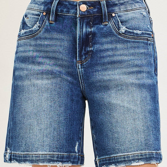 Slouchy Bermuda Denim Shorts