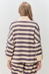 Retro Rally Pullover- Dark Grey
