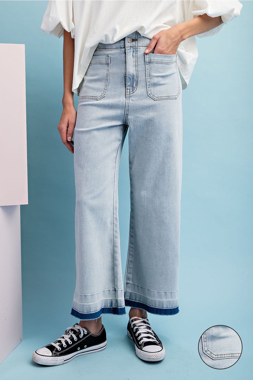 Retro Wash Crop Pants