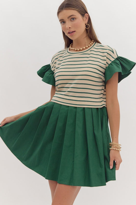 Ruffle Stripe Delight