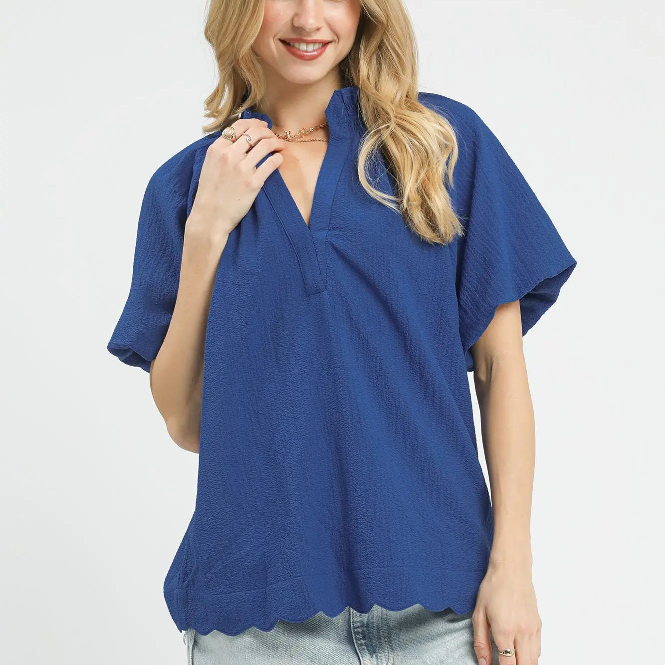Scallop Charm Blouse