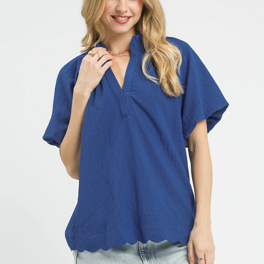 Scallop Charm Blouse