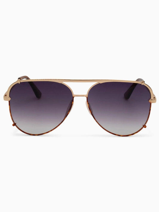 DAX Shay Cheetah Polarized Sunglasses