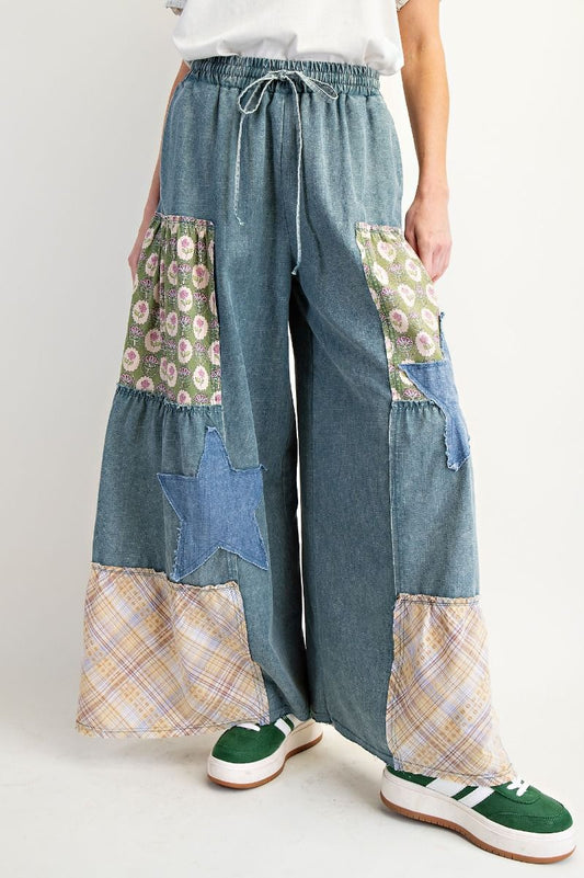 Starstruck Denim Palazzo Pants