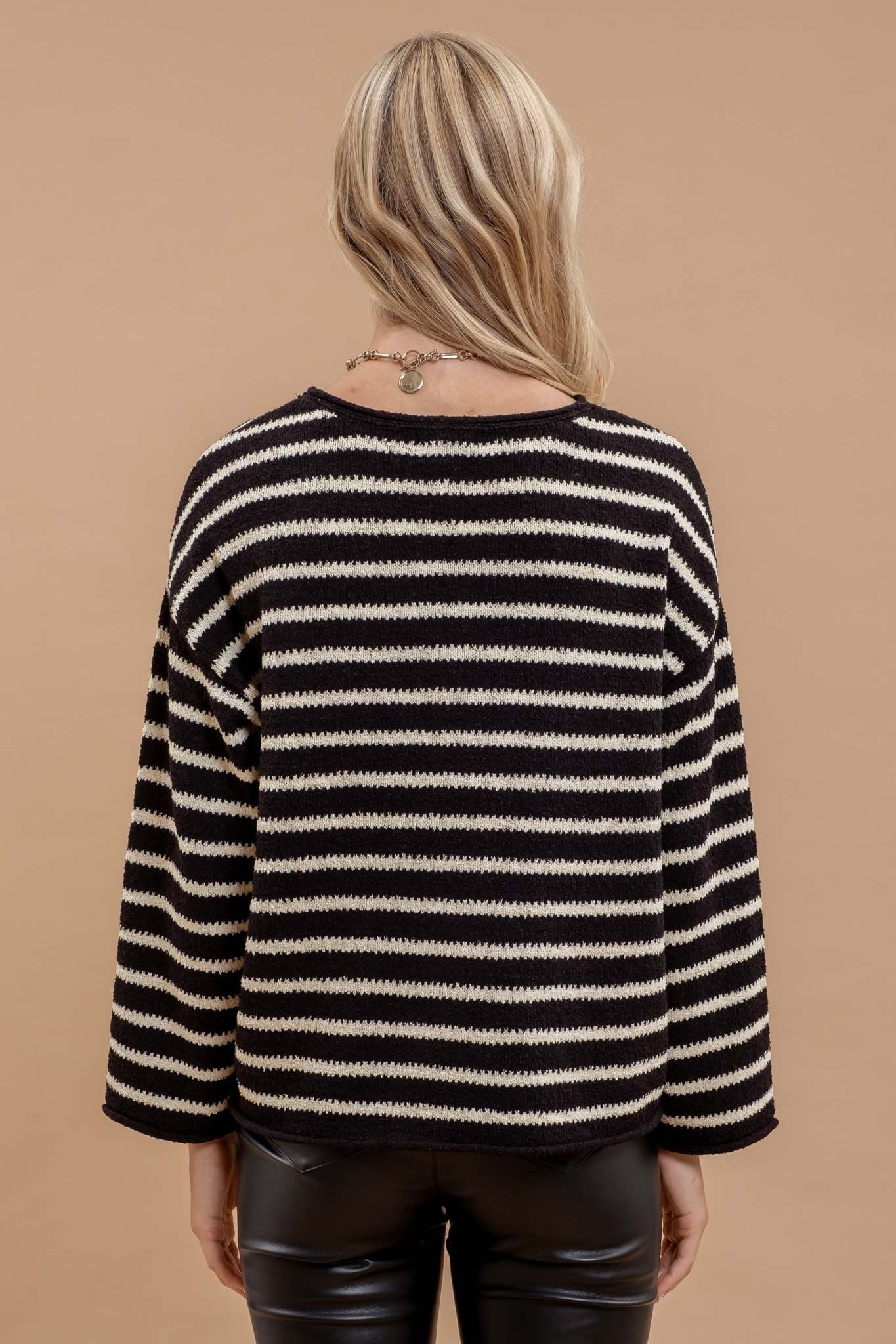 Striped Serenity Sweater