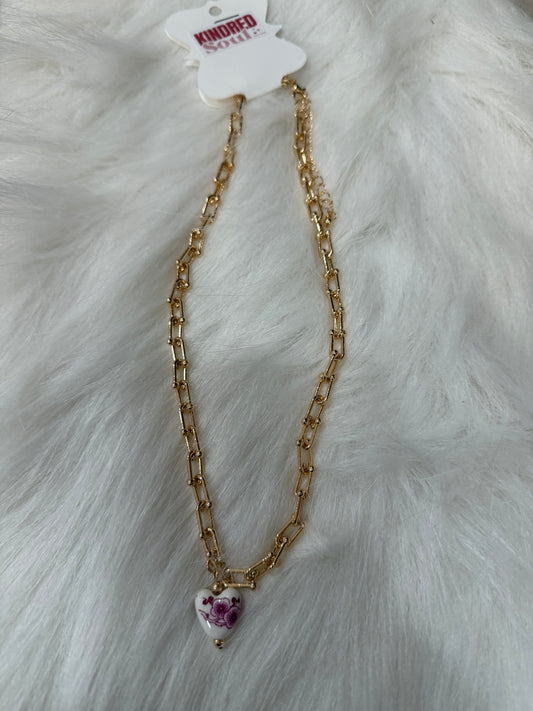 Sweet Blossom Charm Necklace