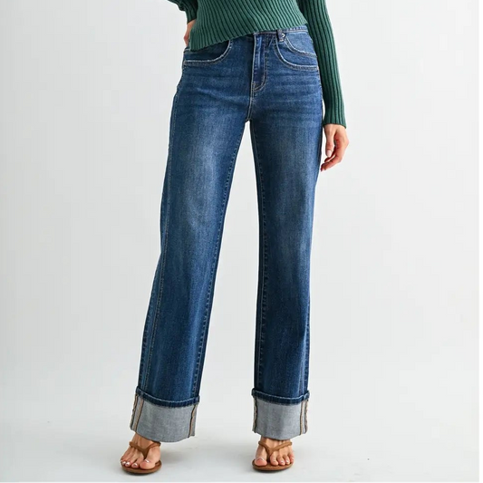 The Caroline Cuffed Denim