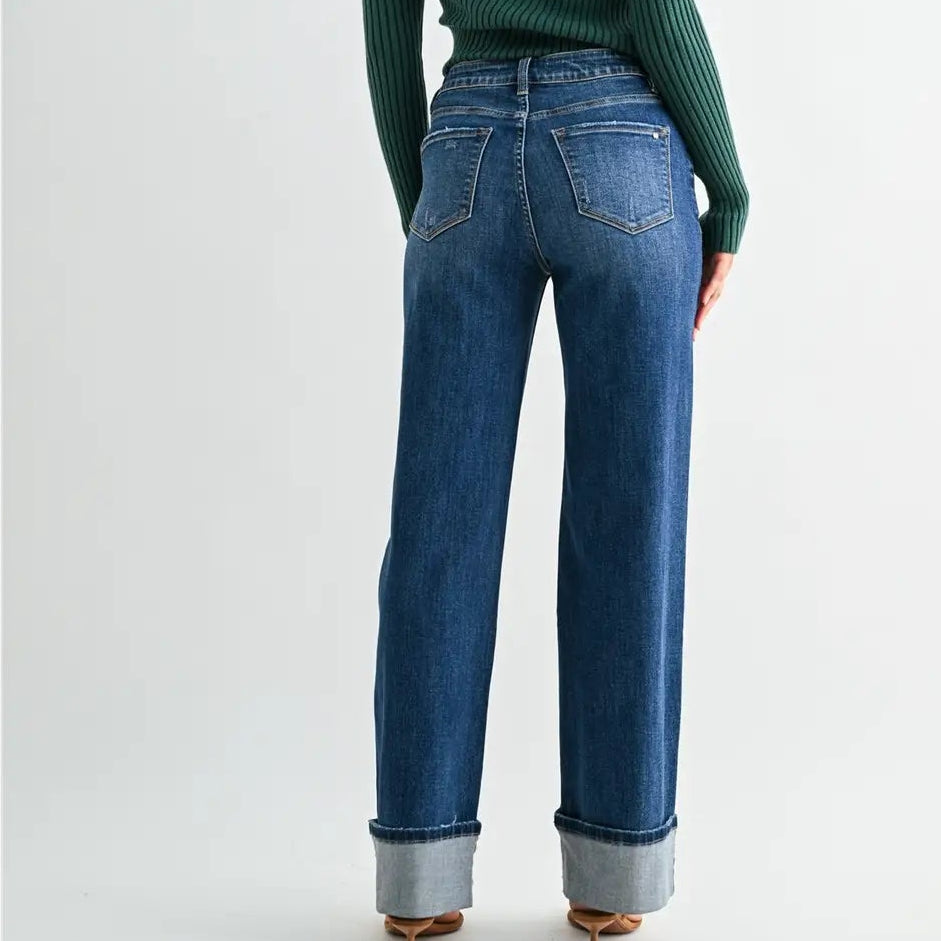 The Caroline Cuffed Denim