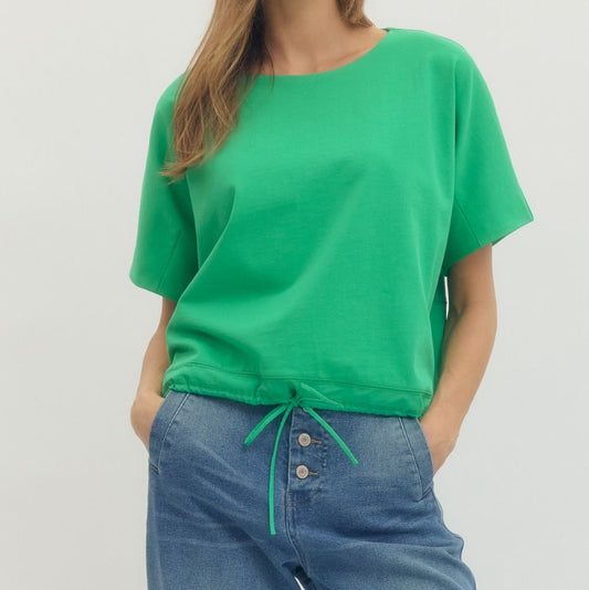 The Effortless Fit Tee- Green