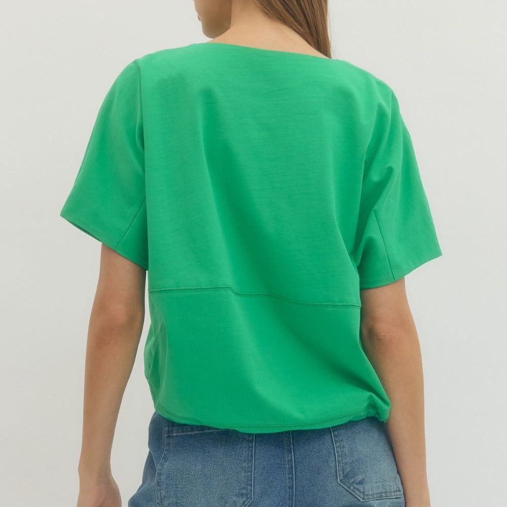 The Effortless Fit Tee- Green
