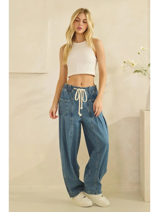 The Remi Denim Joggers