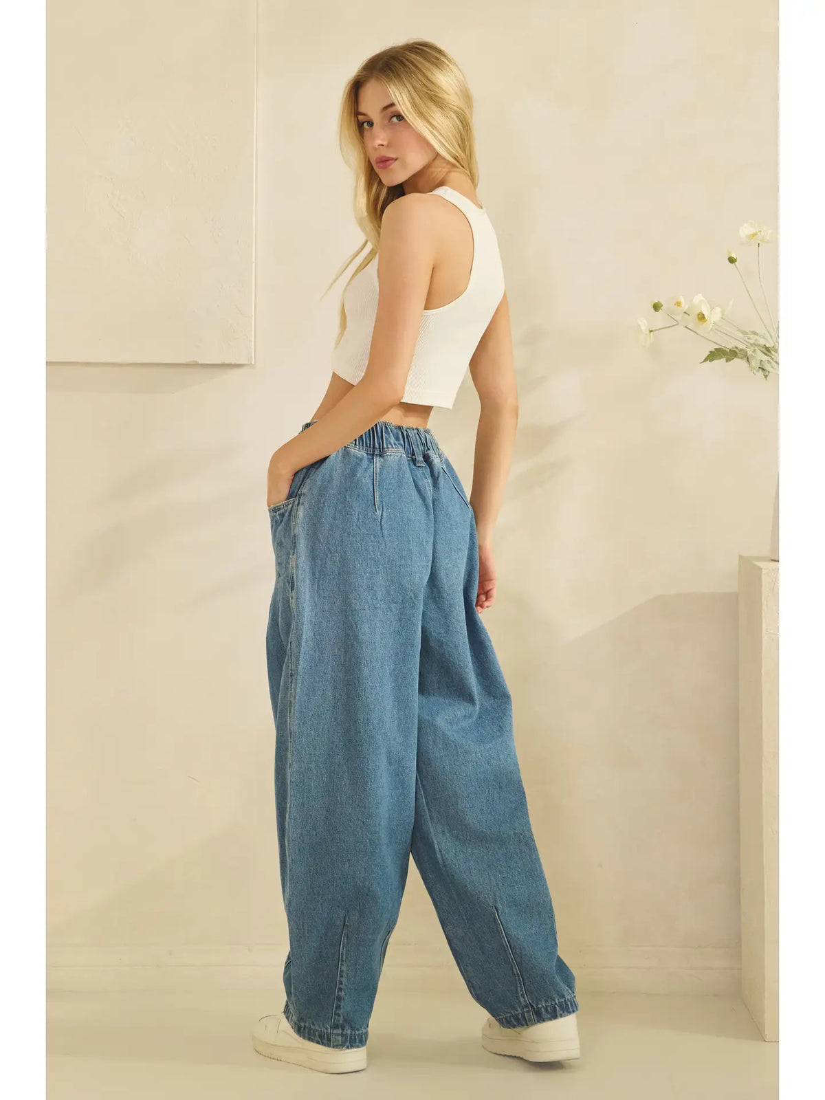The Remi Denim Joggers