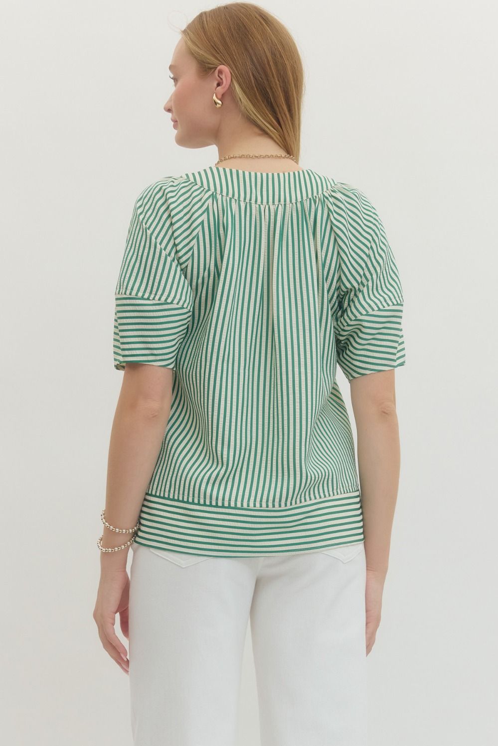 The Simply Styled Stripe- Green