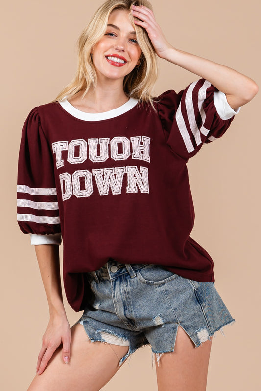 Touchdown Trend Top-Crimson