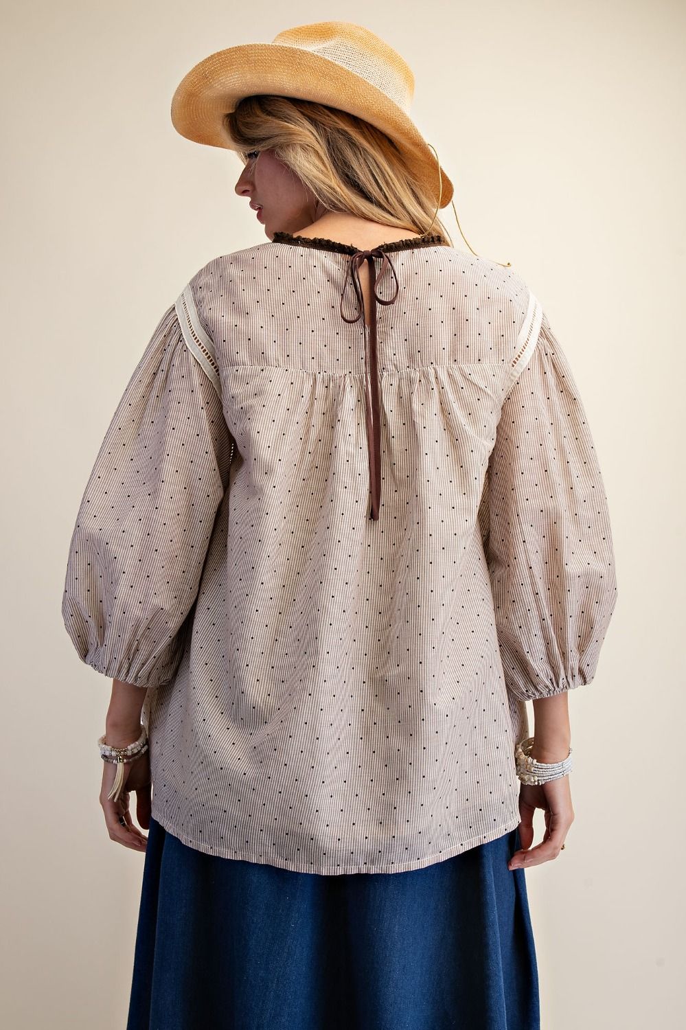 Vintage Inspired Embroidered Blouse