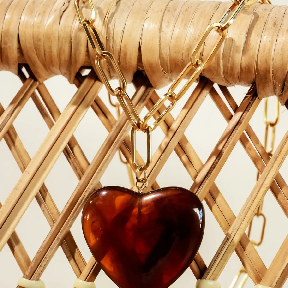 Wild Heart Necklace | Tortoise
